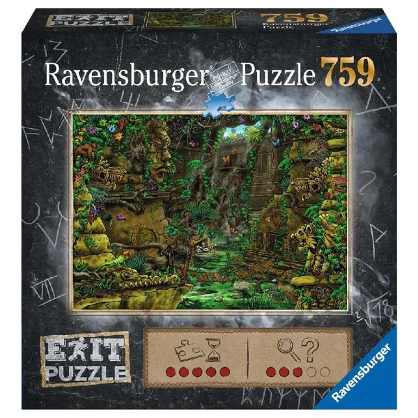 Ravensburger AG - RAV19951 - EXIT Puzzle: Tempel in Angkor Wat, 759 Teile, ab 12 Jahren