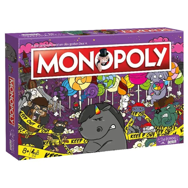 Winning Moves - WIN46295 - Monopoly: Grummeleinhorn - Brettspiel, für 2-6 Spieler, ab 8 Jahren (DE-Ausgabe)