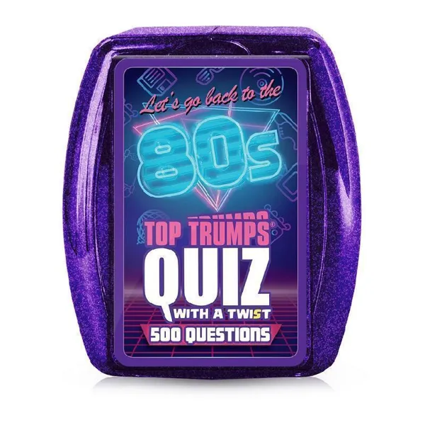 Winning Moves - WIN47162 - Top Trumps Quiz: 80er - Wissensspiel, für 2 Spieler, ab 8 Jahren 
(DE-Ausgabe)