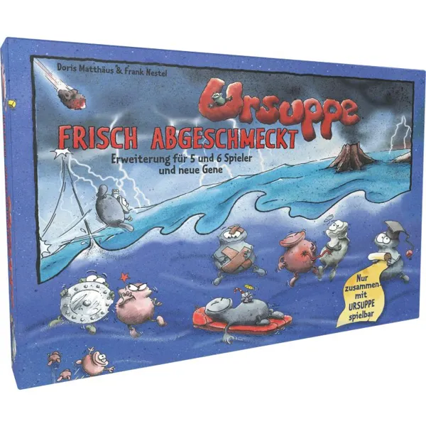 Doris & Frank Spiele - DF003 - Ursuppe: Frisch abgeschmeckt - Brettspiel, ab 12 Jahren (DE-Erweiterung)