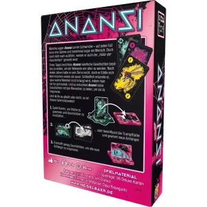 Heidelberger Spieleverlag - HG007 - Anansi - Kartenspiel, für 3-5 Spieler, ab 10 Jahren (DE-Ausgabe)