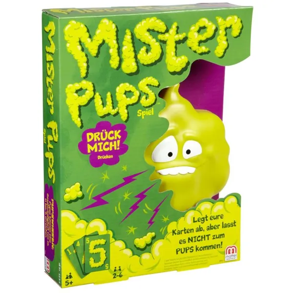 Mattel - MTLDPX25 - Mister Pups, Kinderspiel für 2 bis 6 Spieler ab 5 Jahren (DE-Ausgabe)