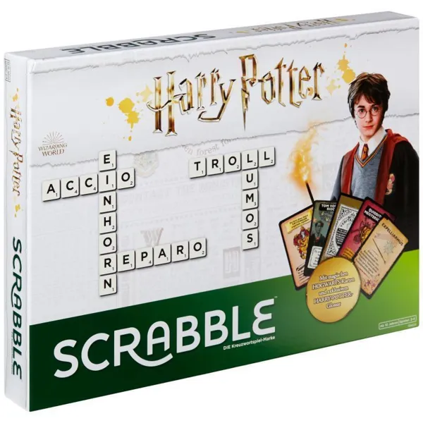 Mattel - MTLGMG29 - Scrabble Harry Potter, Brettspiel für 2 bis 4 Spieler ab 10 Jahren  (DE-Ausgabe)