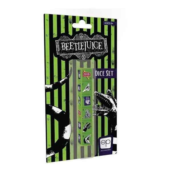 usaopoly - AC010-680 - Beetlejuice Würfelset, 6 Stück