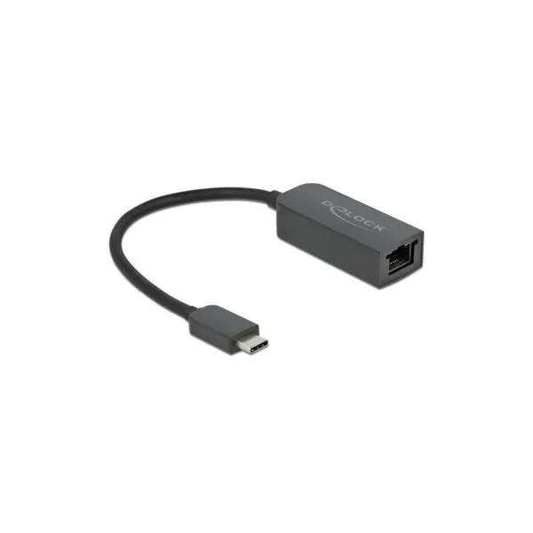 Delock - 66645 - Adapter USB Type-C male to 2.5 Gigabit LAN compact