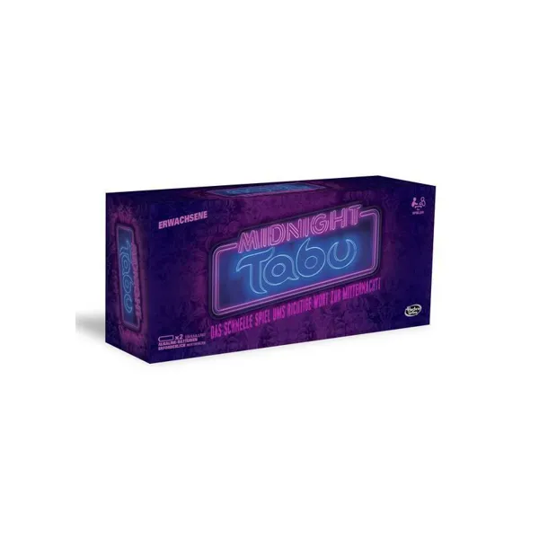 Hasbro Gaming - HASD0007 - Tabu: Midnight - Kartenspiel, für 4-100 Spieler, ab 18 Jahren (DE-Ausgabe)