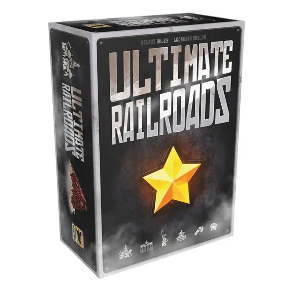 Hans im Glück - HIGD1014 - Ultimate Railroads - Brettspiel, für 2-4 Spieler, ab 14 Jahren (DE-Ausgabe)