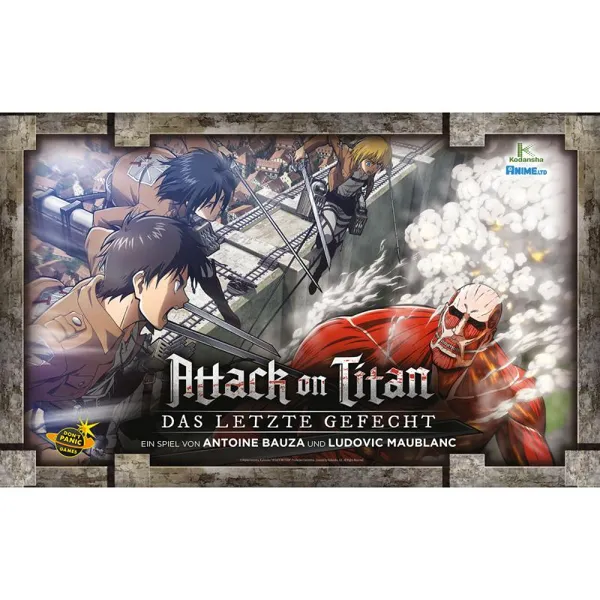 Asmodee - DPGD0001 - Attack on Titan: Das letzte Gefecht - Figurenspiel, für 2-5 Spieler, ab 10 Jahre