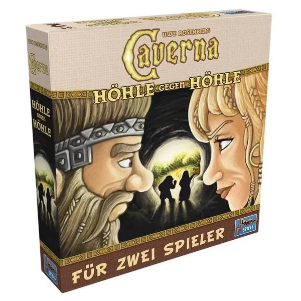 Lookout Games - LOOD0007 - Caverna: Höhle gegen Höhle, Brettspiel, für 1-2 Spieler, ab 12 Jahren (DE-Ausgabe)