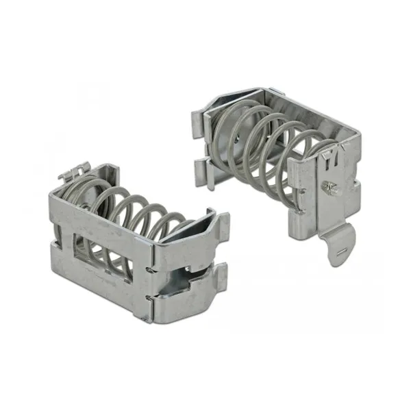 Delock - 66443 - Schirmklemme für Hutschiene - Kabeldurchmesser 15 - 32 mm