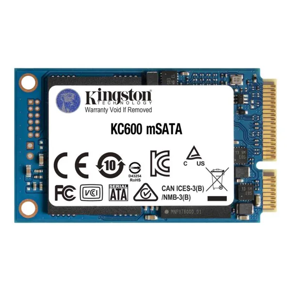 Kingston - SKC600MS/256G - KC600 256GB mSSD, 2.5 Zoll, mini SATA