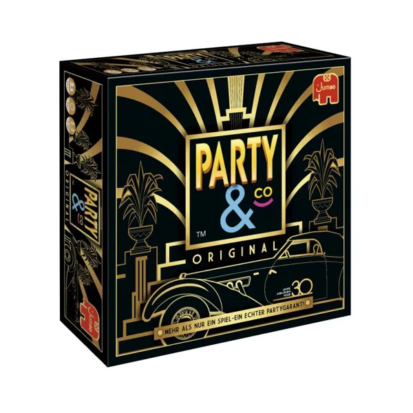 Jumbo Spiele GmbH - 19869 - Party & Co. Original, 30. Jubiläum, für 3-14 Spieler, ab 14 Jahren (DE-Ausgabe)