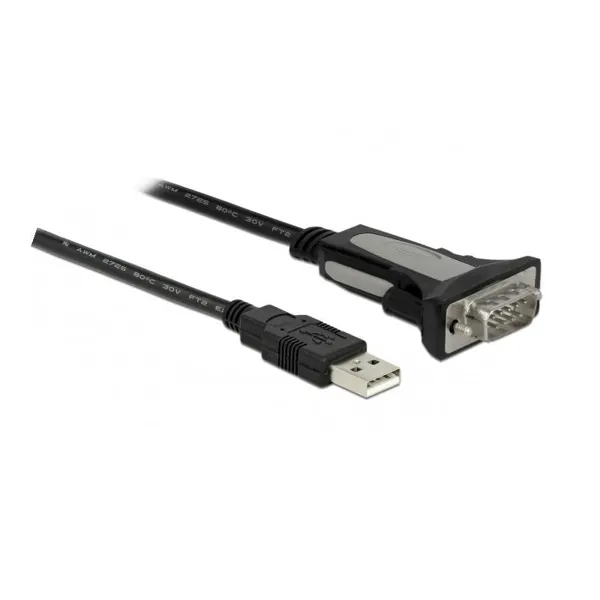 Delock - 66323 - Adapter USB 2.0 Type-A to 1 x Serial RS-232 DB9, 4 m