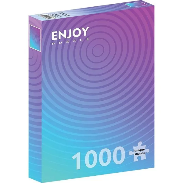 ENJOY Puzzle - ENJOY-1308 - Circle Gradient Number Three, Puzzle, 1000 Pieces