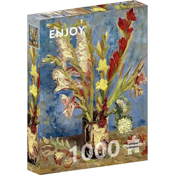 ENJOY Puzzle - ENJOY-1161 - Vincent Van Gogh: Vase with Gladioli and Chinese Asters, Puzzle, 1000 Pieces