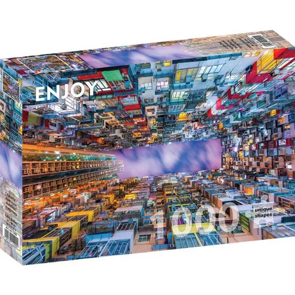 ENJOY Puzzle - ENJOY-1290 - Colorful Apartment Building, Puzzle, 1000 Pieces