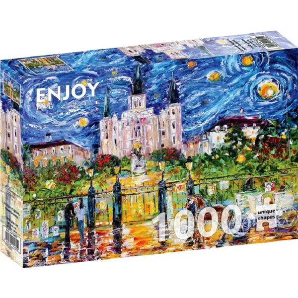 ENJOY Puzzle - ENJOY-1455 - Jackson Square, New Orleans, Puzzle , 1000 pieces
