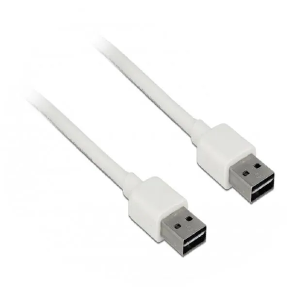 Delock - 85194 - Cable EASY-USB2.0-A plug & EASY-USB2.0-A plug 2 m, white