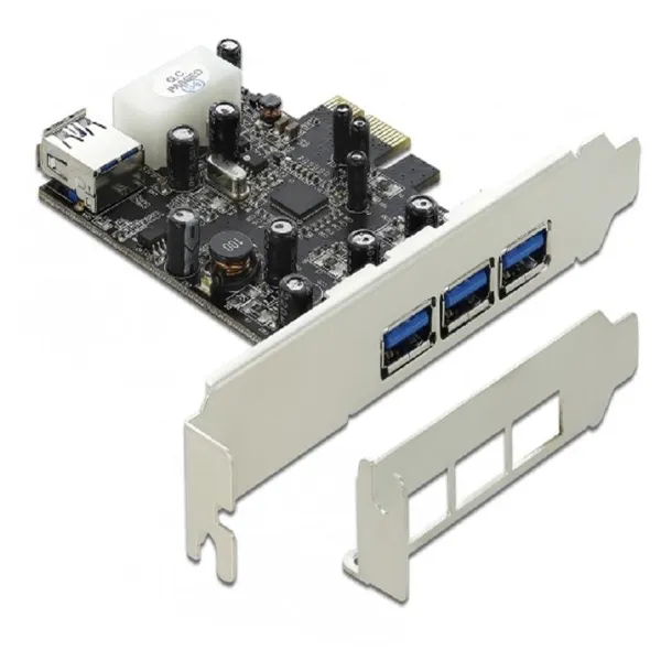 Delock - 89281 - PCI Express card >3 x external + 1 x internal USB 3.0 type-A socket