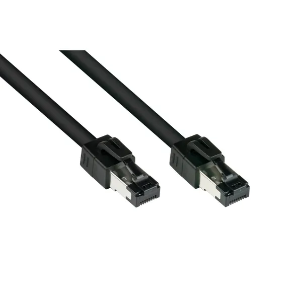 VARIA Group - 8080-250S - Patchkabel Cat.8.1, S/FTP, 25m, schwarz