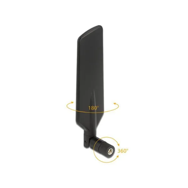 Delock - 88978 -  LTE antenna SMA connector 0.5 - 3 dBi omnidirectional rotatable with tilt joint black