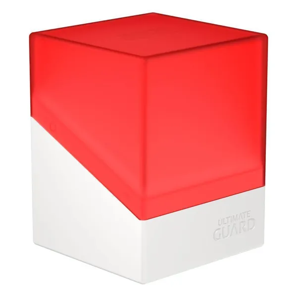 Ultimate Guard - UGD011333 - Ultimate Guard, Boulder Deck Case 100+ SYNERGY, Rot/Weiß