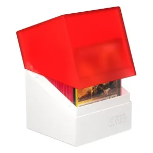 Ultimate Guard - UGD011333 - Ultimate Guard, Boulder Deck Case 100+ SYNERGY, Red/White