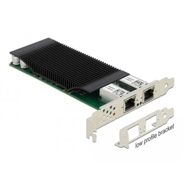 Delock - 88500 - PCI Express x4 card 2 x RJ45 Gigabit LAN PoE+ i350