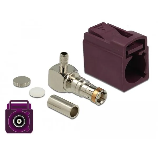 Delock - 89716 - FAKRA D socket 90° for crimping