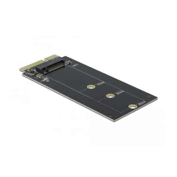 DELOCK Adattatore Da SATA 22 Pin Femmina A Slim SATA 13 Pin Maschio, Per Dispositivi 5V, Contatti Dorati