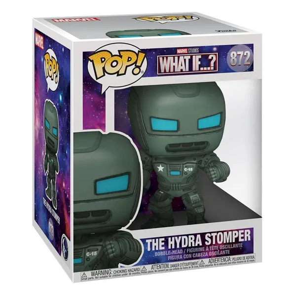 Funko - FK55813 - What If...? Oversized POP! Marvel Vinyl Figure The Hydra Stomper 15 cm