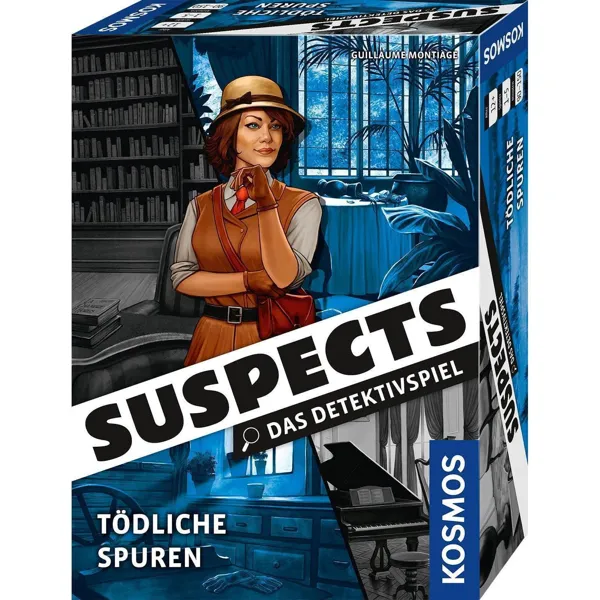 Kosmos - FKS6828970 - Suspects - Tödliche Spuren, Kartenspiel, für 1-5 Spieler, ab 12 Jahren (DE-Ausgabe)