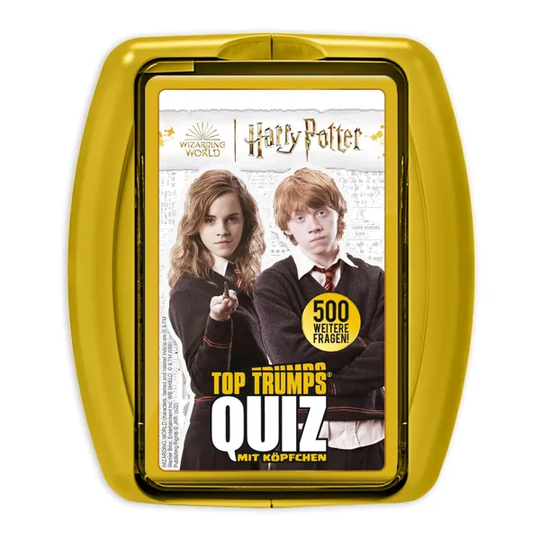 Winning Moves - WIN64077 - Top Trumps Quiz Harry Potter Hogwarts - Quizspiel, für 2 Spieler, ab 8 Jahren (DE-Ausgabe))