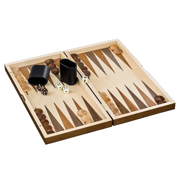 Philos GmbH & Co. KG - 1169 - Backgammon Zakynthos, medium, board game, for 2 players, 6 years and up