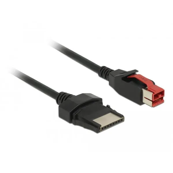 Delock - 85479 - PoweredUSB Kabel Stecker 24 V > 8 Pin Stecker 3 m für POS Drucker und Terminals