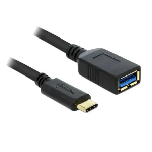 Delock - 65634 - Adapter USB (USB 3.1, Gen 1) USB Type-C™ Stecker > USB Typ A Buchse 15 cm
