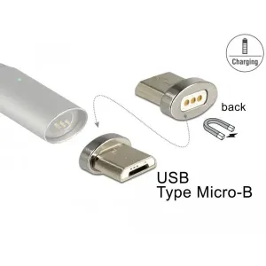Delock - 65929 - Magnetischer Adapter USB Typ Micro-B Stecker