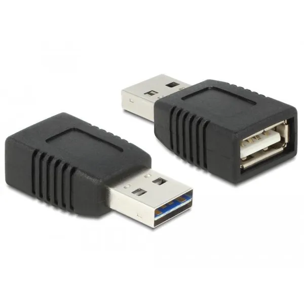 Delock - 65965 - Delock Adapter EASY-USB 2.0-A male to USB 2.0-A female only charging function