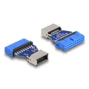 Delock - 66233 - USB 3.2 Gen 1 Adapter Pfostenbuchse zu intern Key A Buchse, 4,5Watt