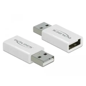 Delock - 66530 - USB 2.0 Adapter Typ-A Stecker zu Typ-A Buchse Datenblocker