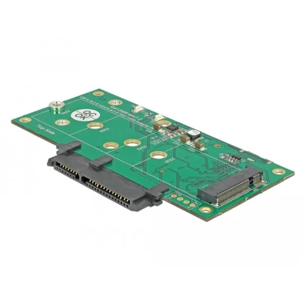 Delock - 62867 - Delock Konverter USB 3.2 Micro-B Buchse > 1 x SATA / 1 x M.2 Key B / 1 x mSATA