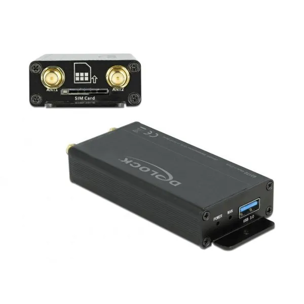 Delock - 63172 - USB 3.0 Konverter für M.2 Key B Modul mit SIM Slot und Gehäuse
