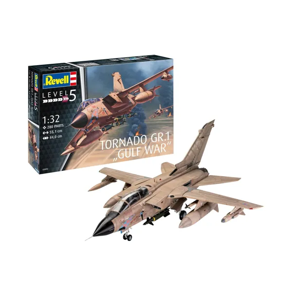 Revell - 03892 - Model Kit , Tornado GR.1 RAF Gulf War, 280 Parts, 13+ years