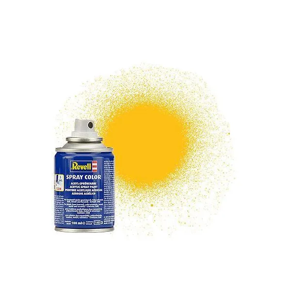 Revell - 34115 - Revell Spray Color Yellow, matt, 100ml, acrylic-based spray paint