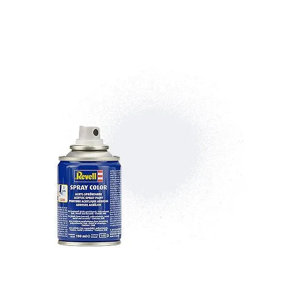 Revell - 34301 - Revell Spray Color White, silk-matt, 100ml, acrylic-based spray paint