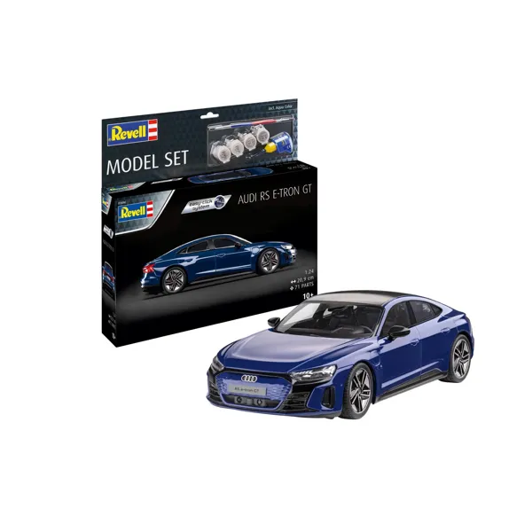 Revell - 67698 - Bausatz im easy-clic-system+ Basiszubehör, Audi e-tron GT, 71Teile, ab 10 J.