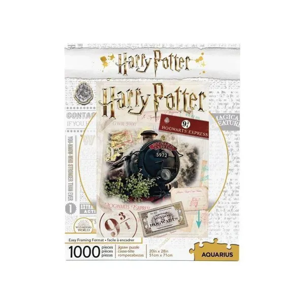 Aquarius Entertainment - NMR65298 - Harry Potter Puzzle Hogwarts Express Ticket (1000 Teile)