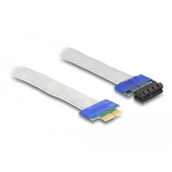 Delock - 88048 - Riser Karte PCI Express x1 Stecker zu x1 Slot mit Kabel 20 cm