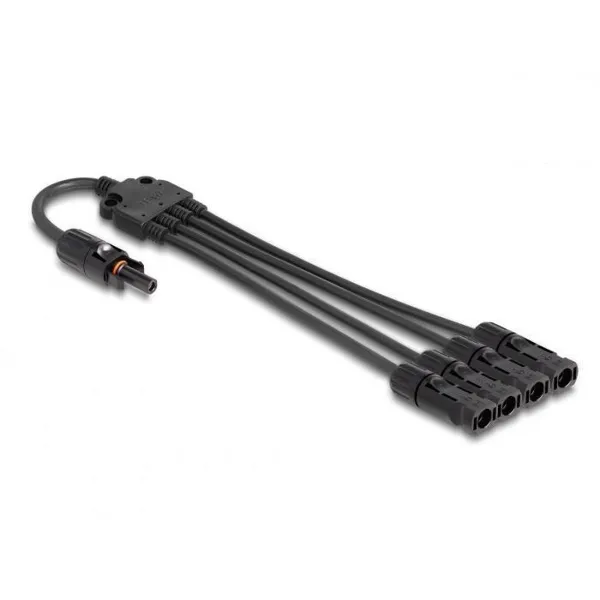 Delock - 88227 - Delock DL4 Solar Splitter Cable 1 x female to 4 x male 50 cm black
