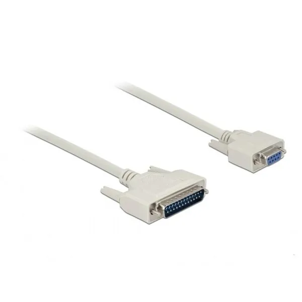 Delock - 85525 - Serielles Kabel D-Sub 25 Stecker zu D-Sub 9 Buchse 3 m